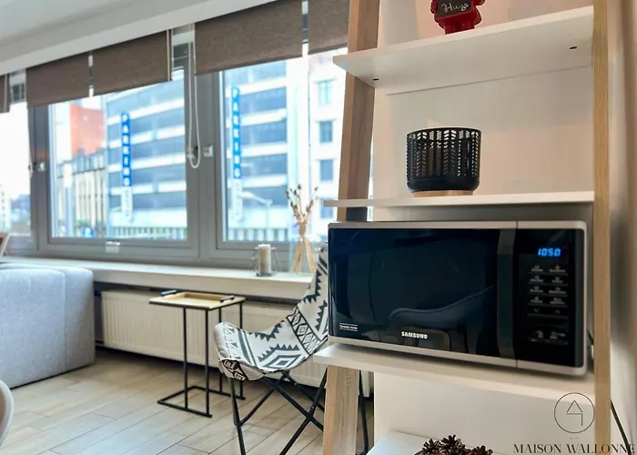 L 'ecrin Sauveniere - Hypercentre Avec Parking Gratuit Λιέγη